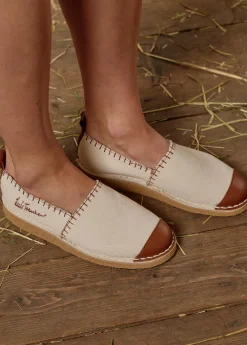 Damen Luis Trenker Espadrilles Aus Canvas Und Leder Ludrespa
