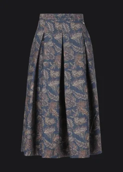 Damen Luis Trenker Faltenrock Mit Paisley-Print Luklaudia