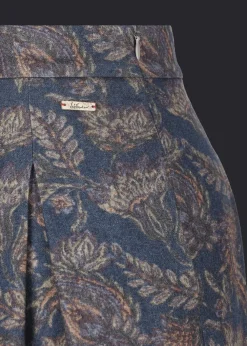 Damen Luis Trenker Faltenrock Mit Paisley-Print Luklaudia