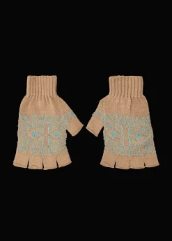 Damen Luis Trenker Fingerlose Wollhandschuhe Luguant