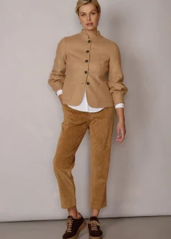 Damen Luis Trenker Flanellblazer Mit Stehkragen Luviola