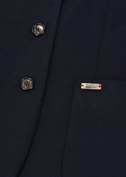 Damen Luis Trenker Flanell-Blazer Mit Strickärmeln Luranda