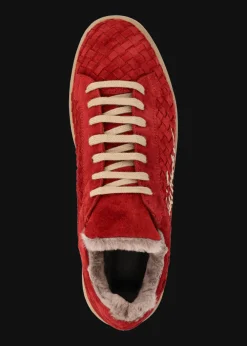 Herren Luis Trenker Geflochtener Wildleder-Sneaker Lupintros