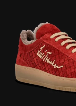 Herren Luis Trenker Geflochtener Wildleder-Sneaker Lupintros