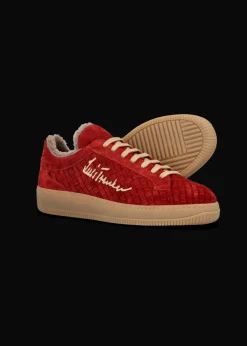 Herren Luis Trenker Geflochtener Wildleder-Sneaker Lupintros