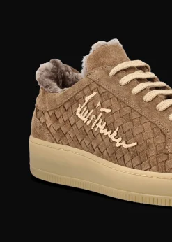 Herren Luis Trenker Geflochtener Wildleder-Sneaker Lupintros