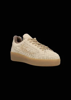 Damen Luis Trenker Geflochtener Wildleder-Sneaker Lupintras