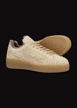 Damen Luis Trenker Geflochtener Wildleder-Sneaker Lupintras