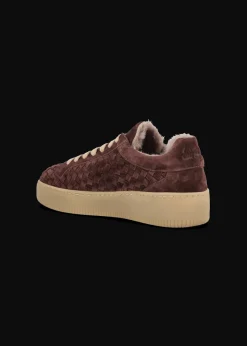 Damen Luis Trenker Geflochtener Wildleder-Sneaker Lupintras