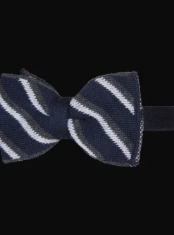 Herren Luis Trenker Gestreifte Strickfliege Luabraham