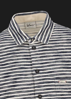 Herren Luis Trenker Gestreiftes Kurzarm-Hemd Ludavor