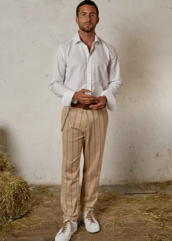 Herren Luis Trenker Hemd Aus Baumwolljacquard Luboston