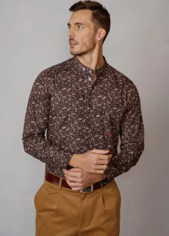 Herren Luis Trenker Hemd Mit Blumenmuster Lubernet