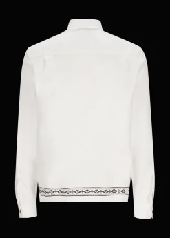 Herren Luis Trenker Hemd Mit Ethno-Stickerei Lubeltran