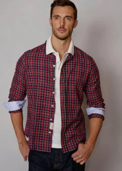 Herren Luis Trenker Hemd Mit Karomuster Lubodo