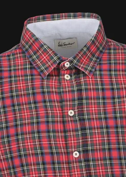 Herren Luis Trenker Hemd Mit Karomuster Lubodo