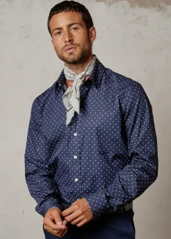 Herren Luis Trenker Hemd Mit Pünktchenmuster Lubodo