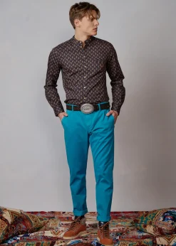 Herren Luis Trenker Hemd Mit Print Lubernet