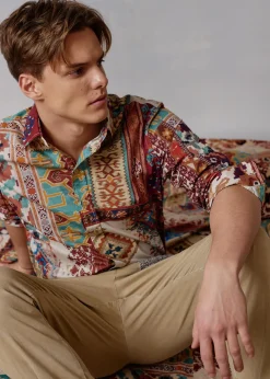 Herren Luis Trenker Hemd Mit Print Lubodo