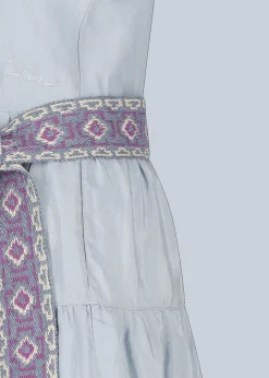 Damen Luis Trenker Hemdblusenkleid Mit Volants Lucinzia