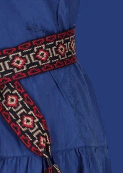 Damen Luis Trenker Hemdblusenkleid Mit Volants Lucinzia