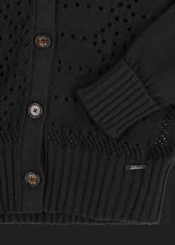 Damen Luis Trenker Häkelcardigan Aus Baumwollmischung Lualma