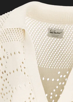 Damen Luis Trenker Häkelpullover Mit Tiefem V-Ausschnitt Lualtea