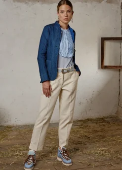 Damen Luis Trenker Hoher Leder-Schnürschuh Lupaolina