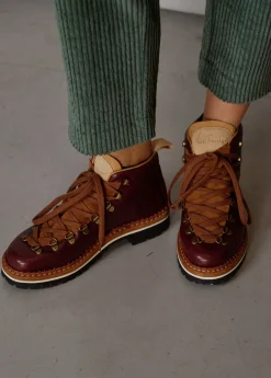 Damen Luis Trenker Hoher Leder-Schnürschuh Lupaolina