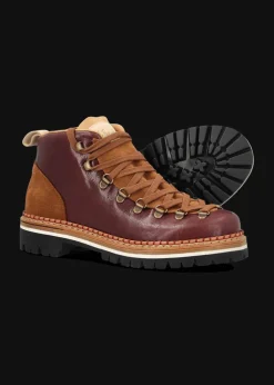 Damen Luis Trenker Hoher Leder-Schnürschuh Lupaolina