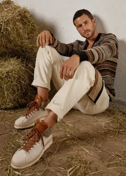 Herren Luis Trenker Hoher Sneaker Im Materialmix Lugionata