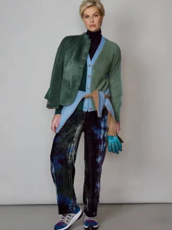 Damen Luis Trenker Hose Aus Gefärbtem Samt Lulottie