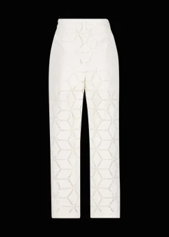 Damen Luis Trenker Hose Im Carrot Fit Aus Sangallo-Spitze Luloretta