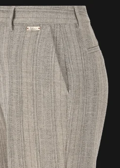 Damen Luis Trenker Hose Mit Fischgrätmuster Luleonelle