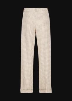 Damen Luis Trenker Hose Mit Hahnentrittmuster Lulara