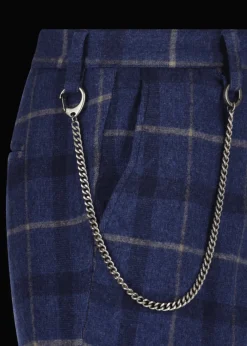 Herren Luis Trenker Hose Mit Karo-Muster Lubruneu