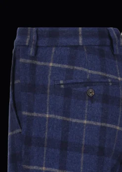 Herren Luis Trenker Hose Mit Karo-Muster Lubruneu