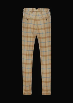 Herren Luis Trenker Hose Mit Karo-Muster Lubruneu