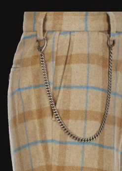 Herren Luis Trenker Hose Mit Karo-Muster Lubruneu