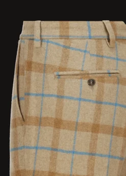 Herren Luis Trenker Hose Mit Karo-Muster Lubruneu