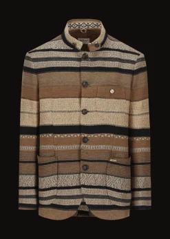 Herren Luis Trenker Jacquardblazer Mit Streifen Lusandro