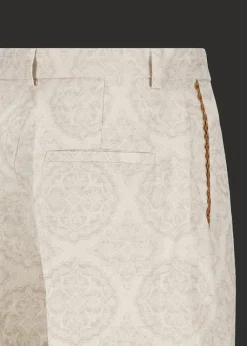 Damen Luis Trenker Jacquard-Hose Mit Weitem Bein Lulidia