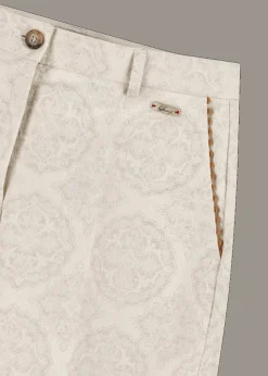 Damen Luis Trenker Jacquard-Hose Mit Weitem Bein Lulidia