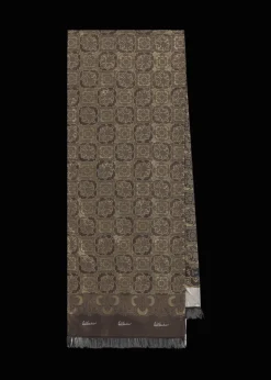 Damen/Herren Luis Trenker Jacquard-Seidenschal Lufranzi