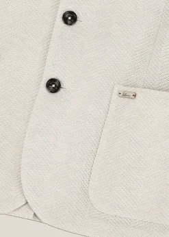 Herren Luis Trenker Jersey-Blazer Mit Fischgrätmuster Luigis