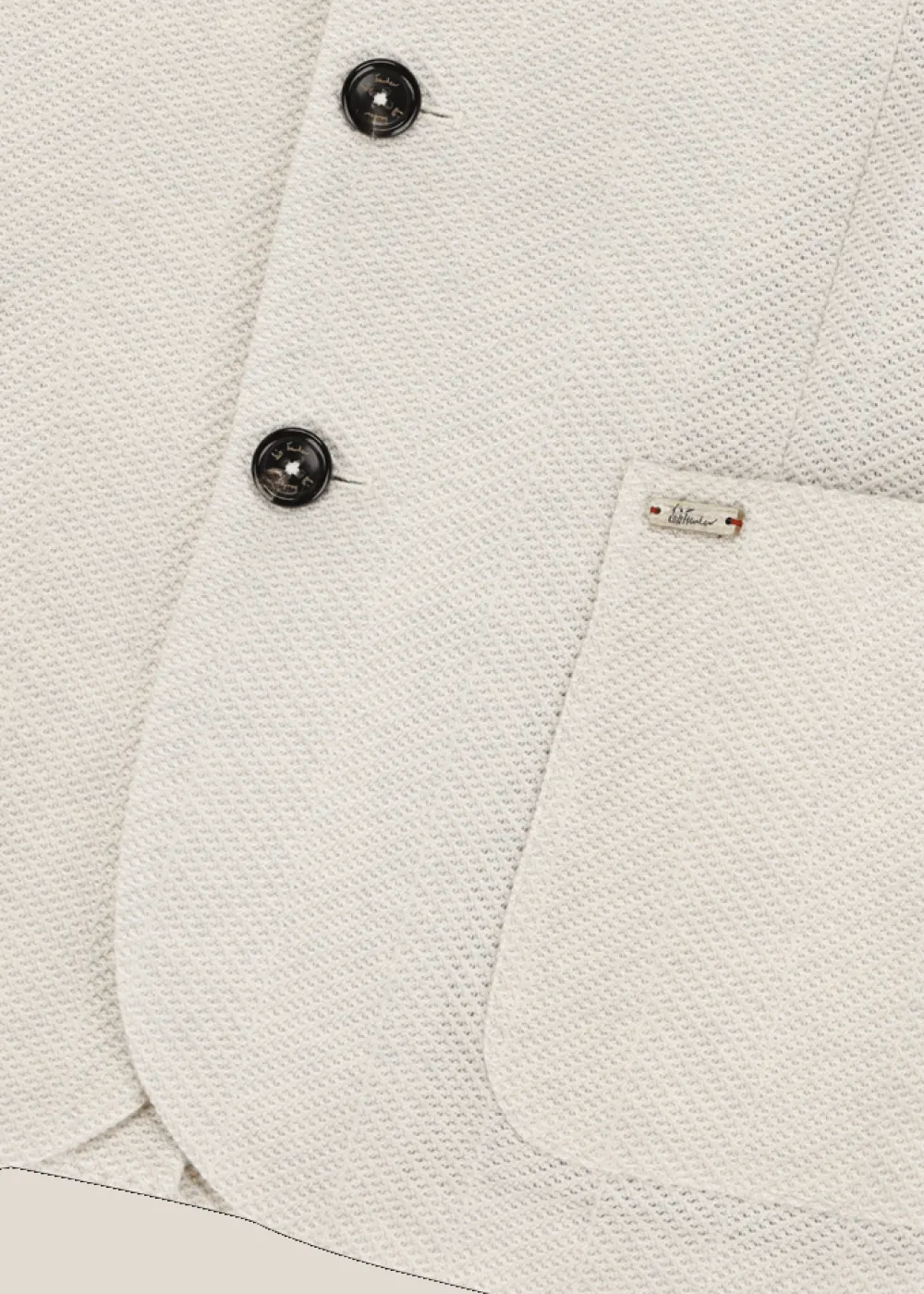 Herren Luis Trenker Jersey-Blazer Mit Fischgrätmuster Luigis