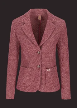 Damen Luis Trenker Jerseyblazer Mit Muster Lurosella