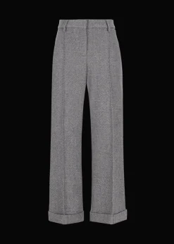 Damen Luis Trenker Jersey-Hose Mit Fischgrätmuster Lularina