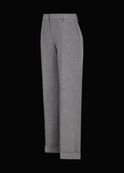 Damen Luis Trenker Jersey-Hose Mit Fischgrätmuster Lularina