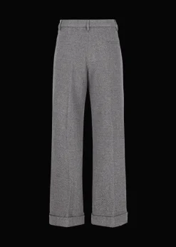 Damen Luis Trenker Jersey-Hose Mit Fischgrätmuster Lularina